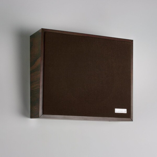 Valcom Talkback Wall Speaker, Woodgrain, Dark V-1063A | Zoro